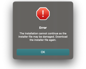 解决苹果电脑安装Adobe软件Error提示
